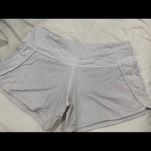 White lulu shorts